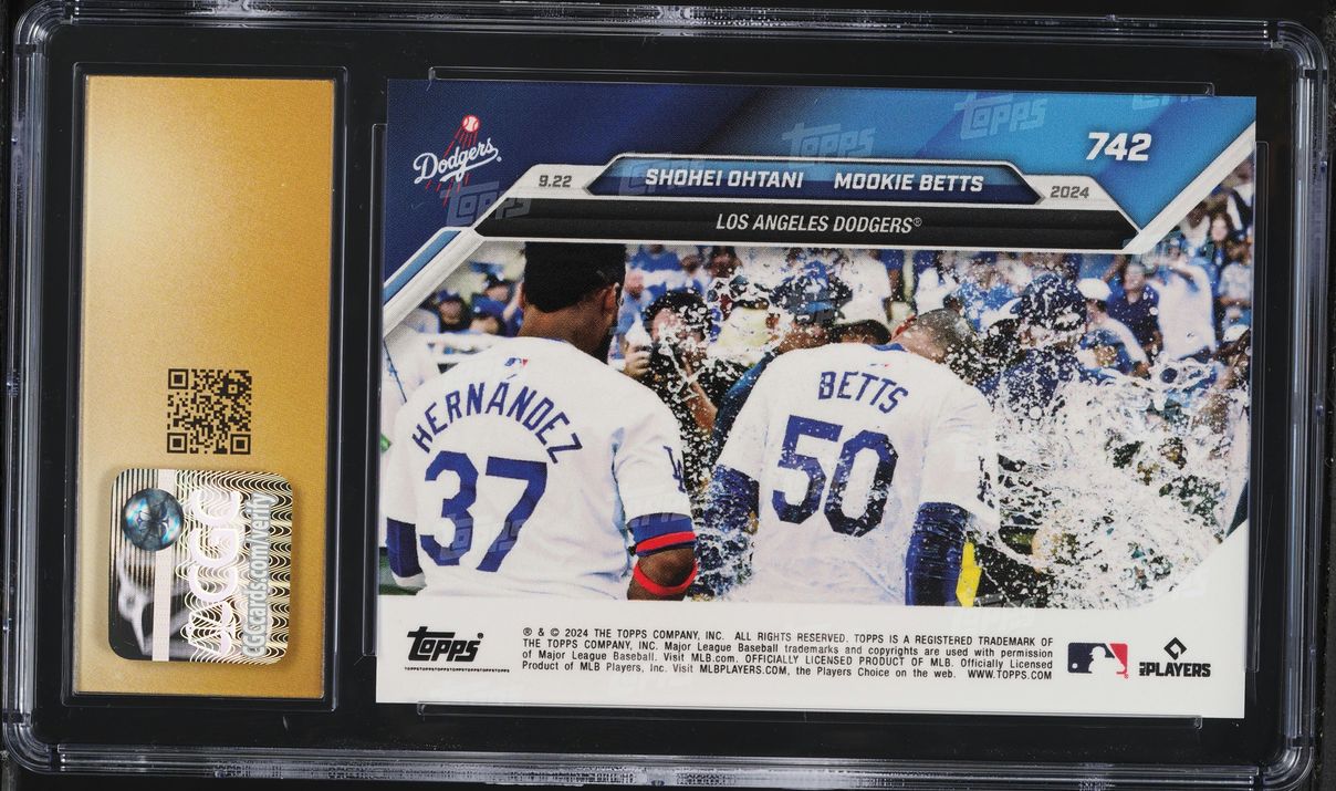 2024 Topps Now Shohei Ohtani Mookie Betts #742 CGC 10 PRISTINE