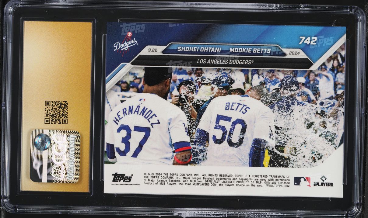 2024 Topps Now Shohei Ohtani Mookie Betts #742 CGC 10 PRISTINE