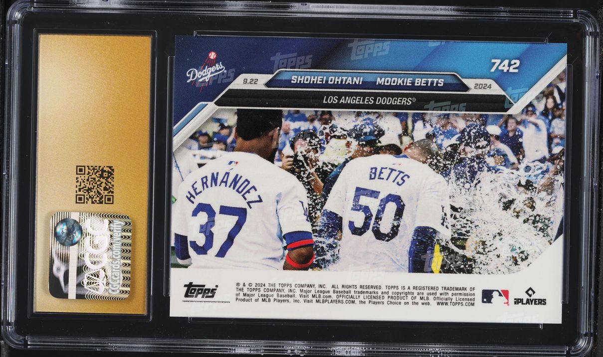 2024 Topps Now Shohei Ohtani Mookie Betts #742 CGC 10 PRISTINE