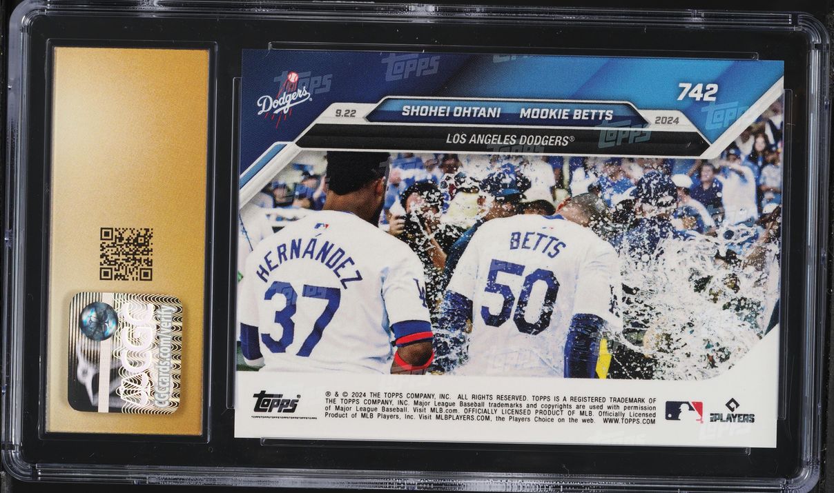 2024 Topps Now Shohei Ohtani Mookie Betts #742 CGC 10 PRISTINE