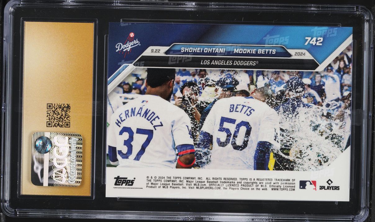 2024 Topps Now Shohei Ohtani Mookie Betts #742 CGC 10 PRISTINE