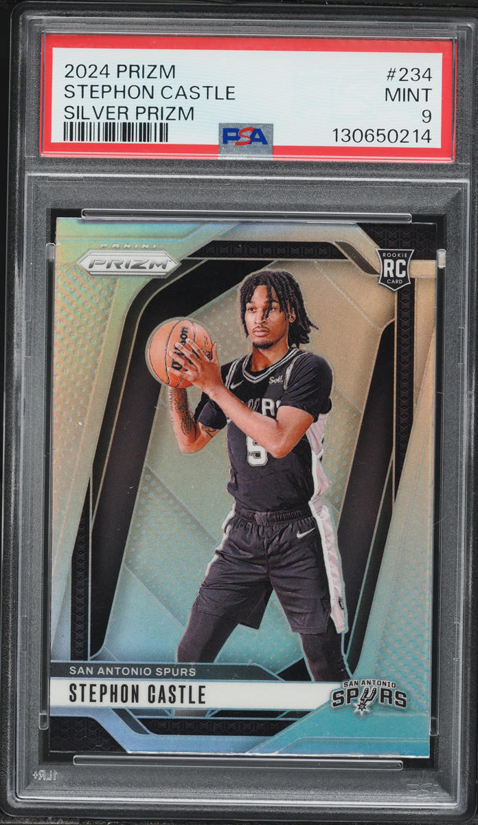 2024 Panini Prizm Silver Stephon Castle ROOKIE #234 PSA 9 MINT