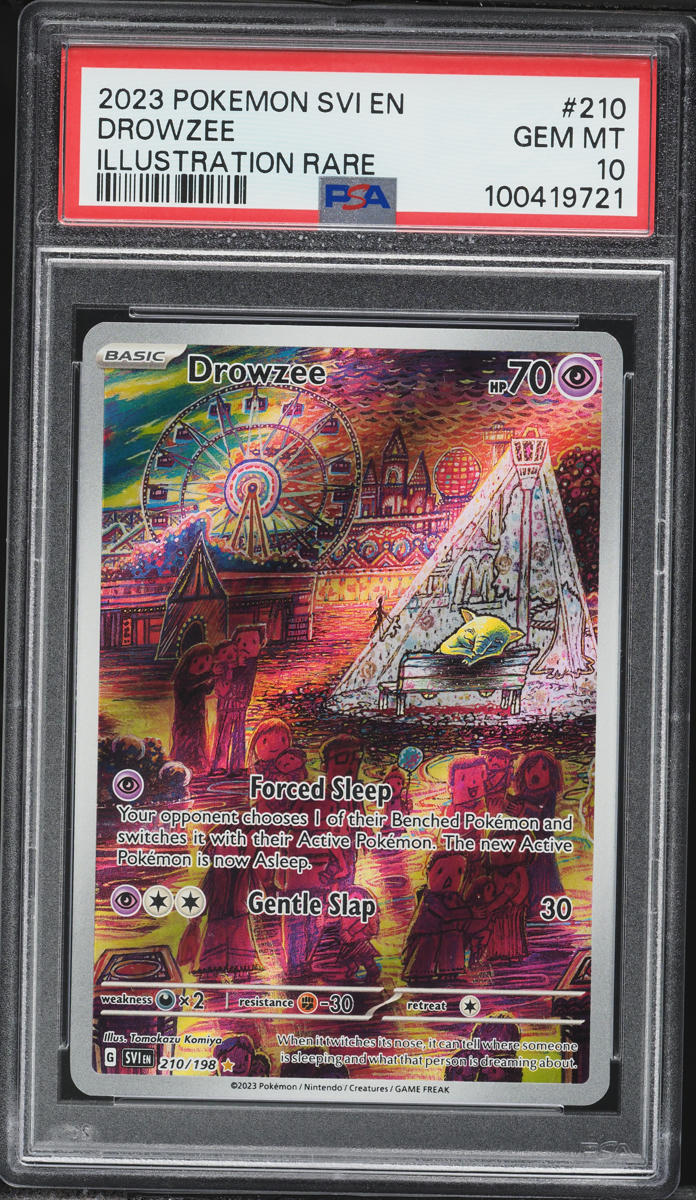 2023 Pokemon Scarlet & Violet IR Drowzee #210 PSA 10 GEM MINT