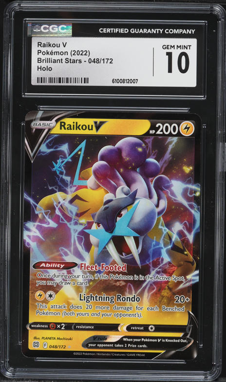 raikou v pokemon card Pokemon Card Raikou V Gold Plastic Card Custom Made Trading Card Gift Present German Limited