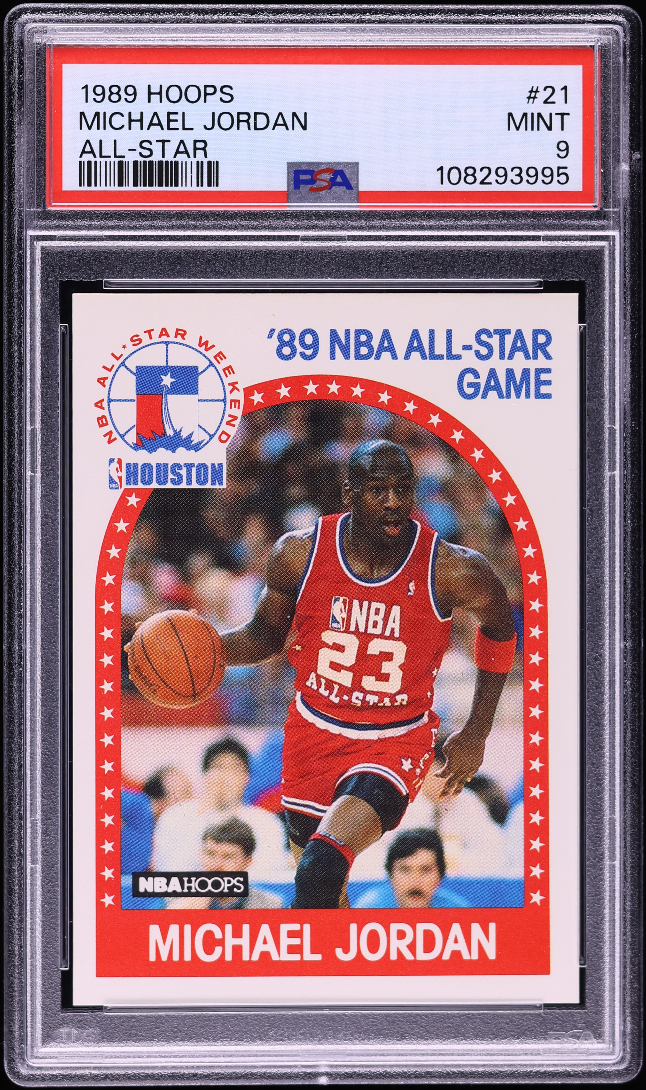 1989 Hoops All-Star Michael Jordan #21 PSA 9 MINT on Fanatics Collect
