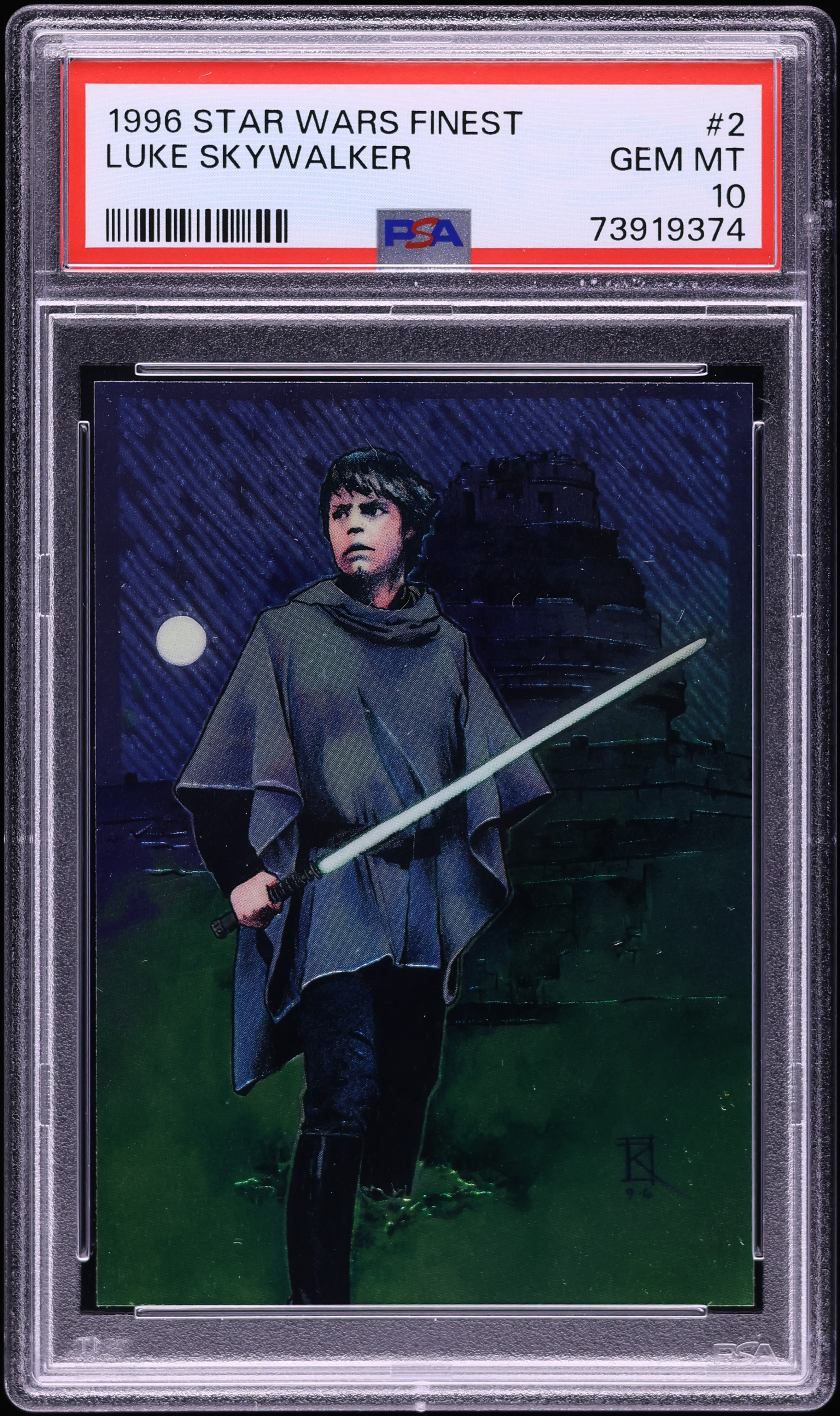 Luke　おまとめ2点セット 1996 Star Wars Finest Luke Skywalker #2 PSA 10 GEM MINT on