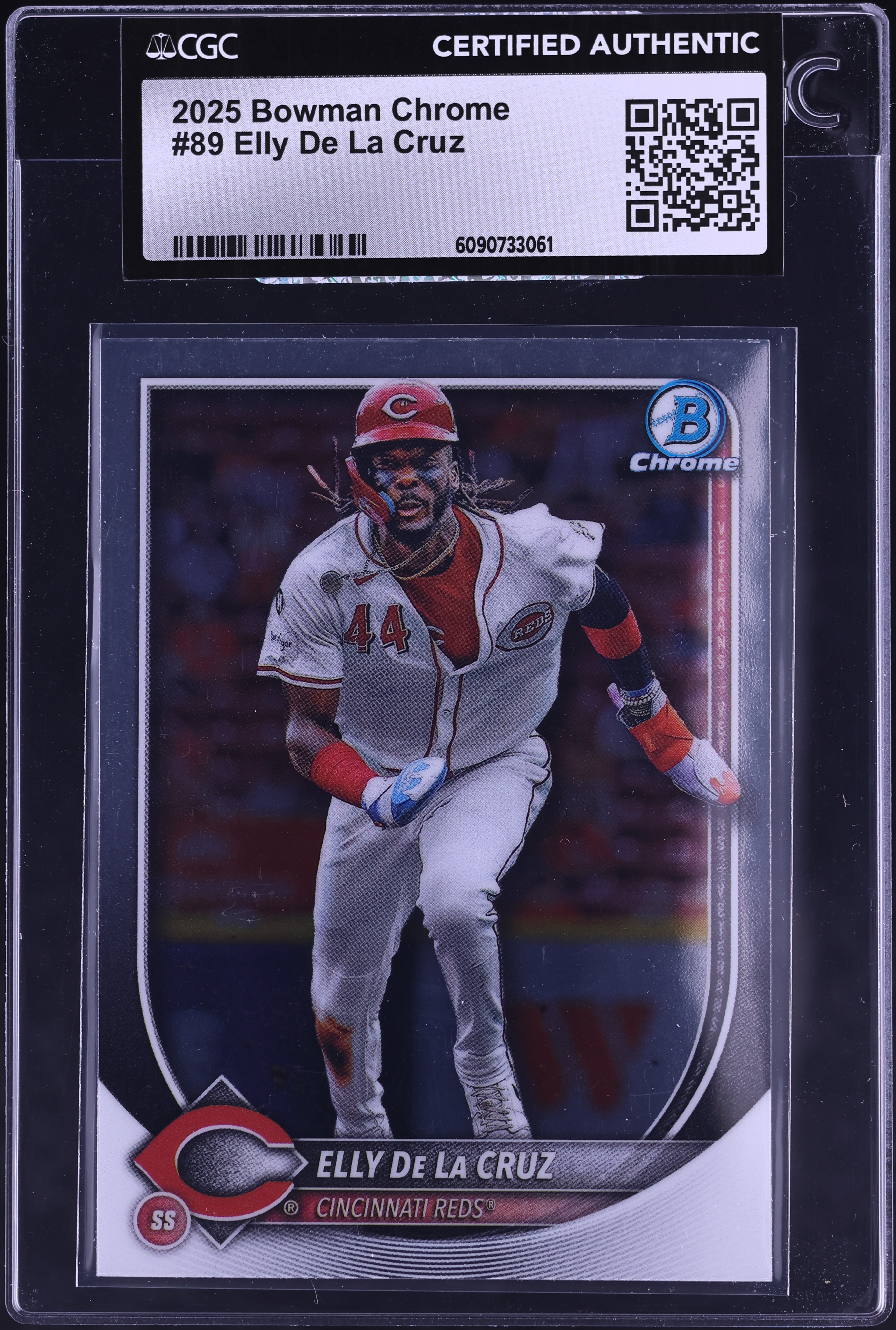 2025 Bowman Chrome Elly De La Cruz #89 CGC AUTH on Fanatics Collect