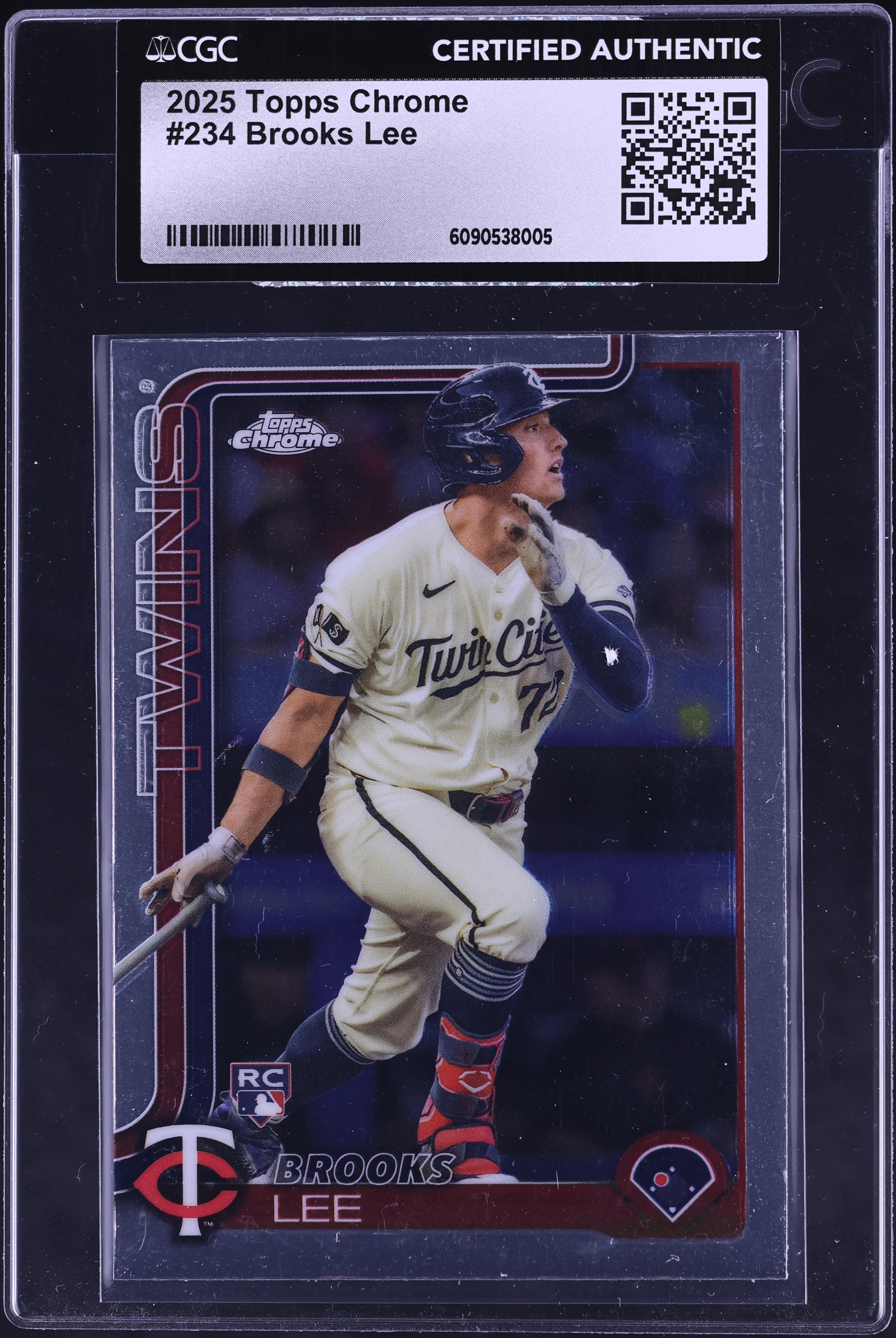 2025 Topps Chrome Brooks Lee ROOKIE #234 CGC AUTH on Fanatics Collect