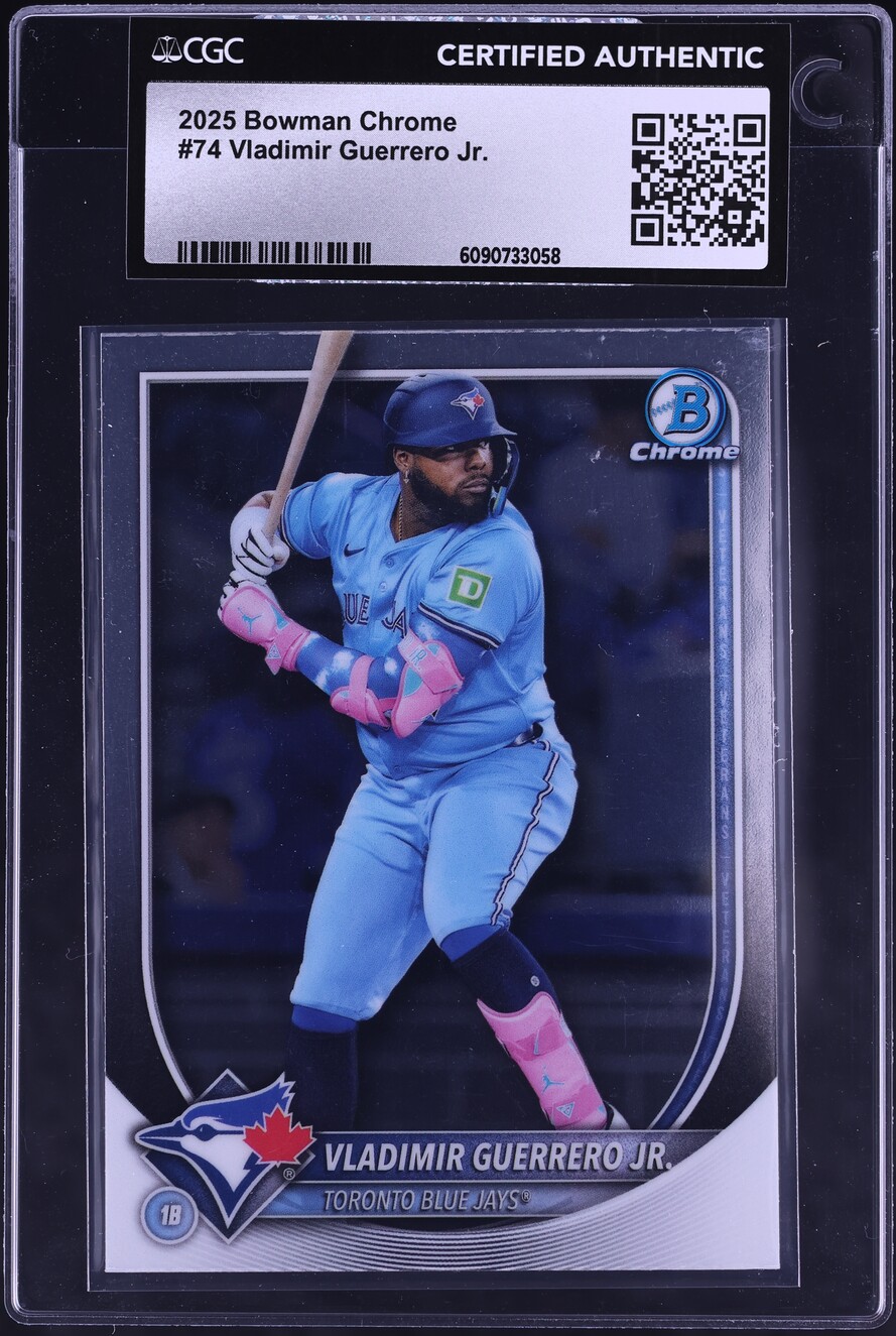2025 Bowman Chrome Vladimir Guerrero Jr #74 CGC AUTH