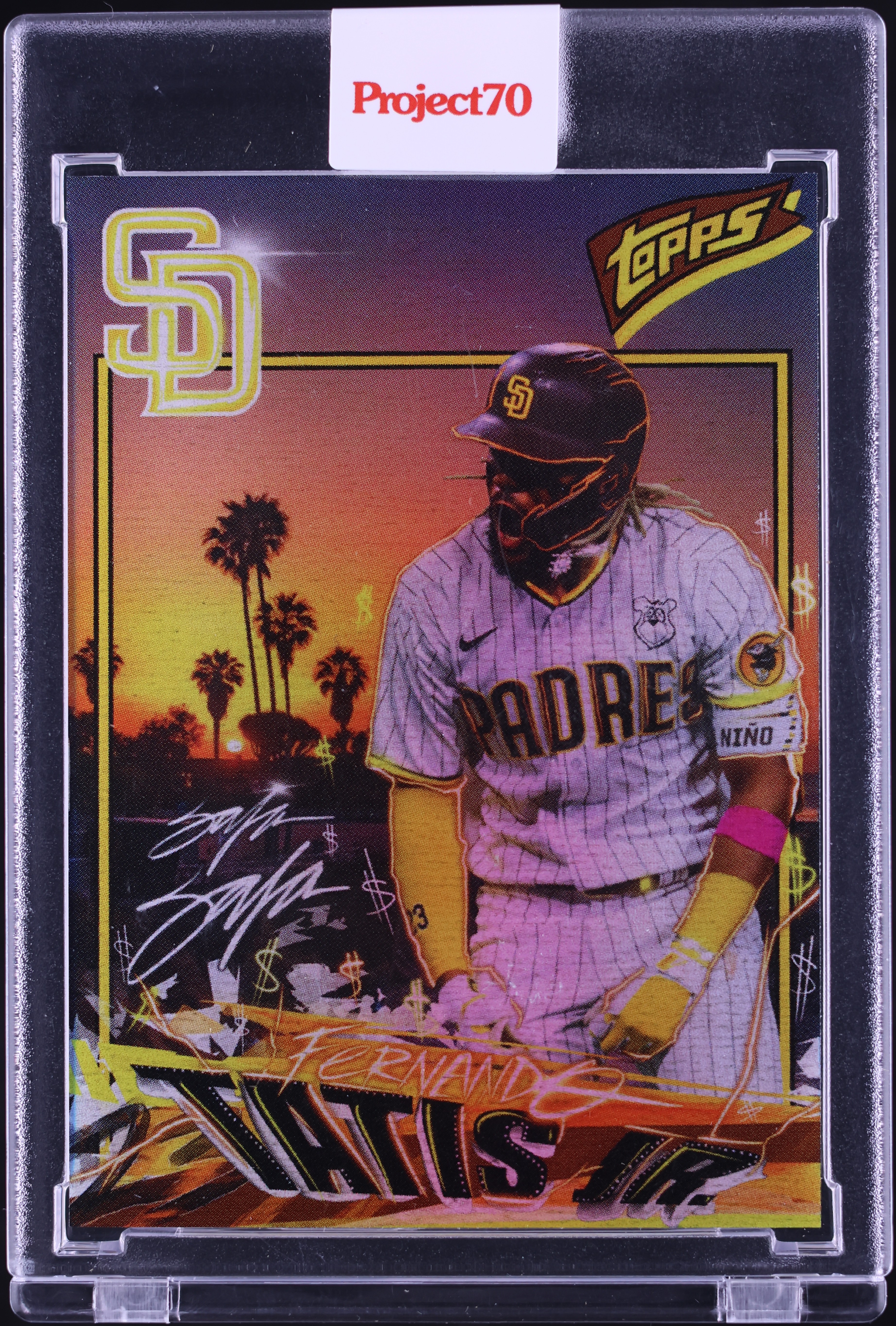 2021 Topps Project 70 By King Saladeen Rainbow Foil Fernando Tatis