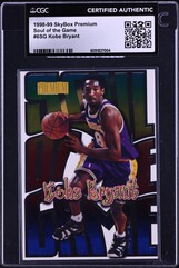 1998 Skybox Premium Soul Of The Game Kobe Bryant #6SG CGC AUTH on