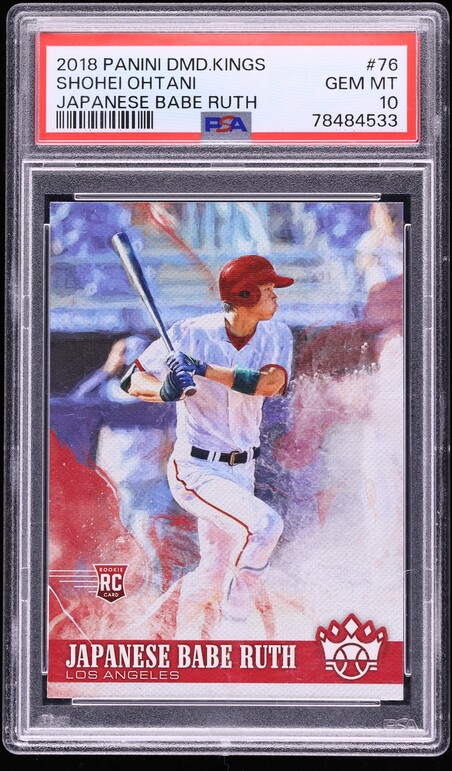 2018 Panini Diamond Kings Japanese Babe Ruth Shohei Ohtani SP