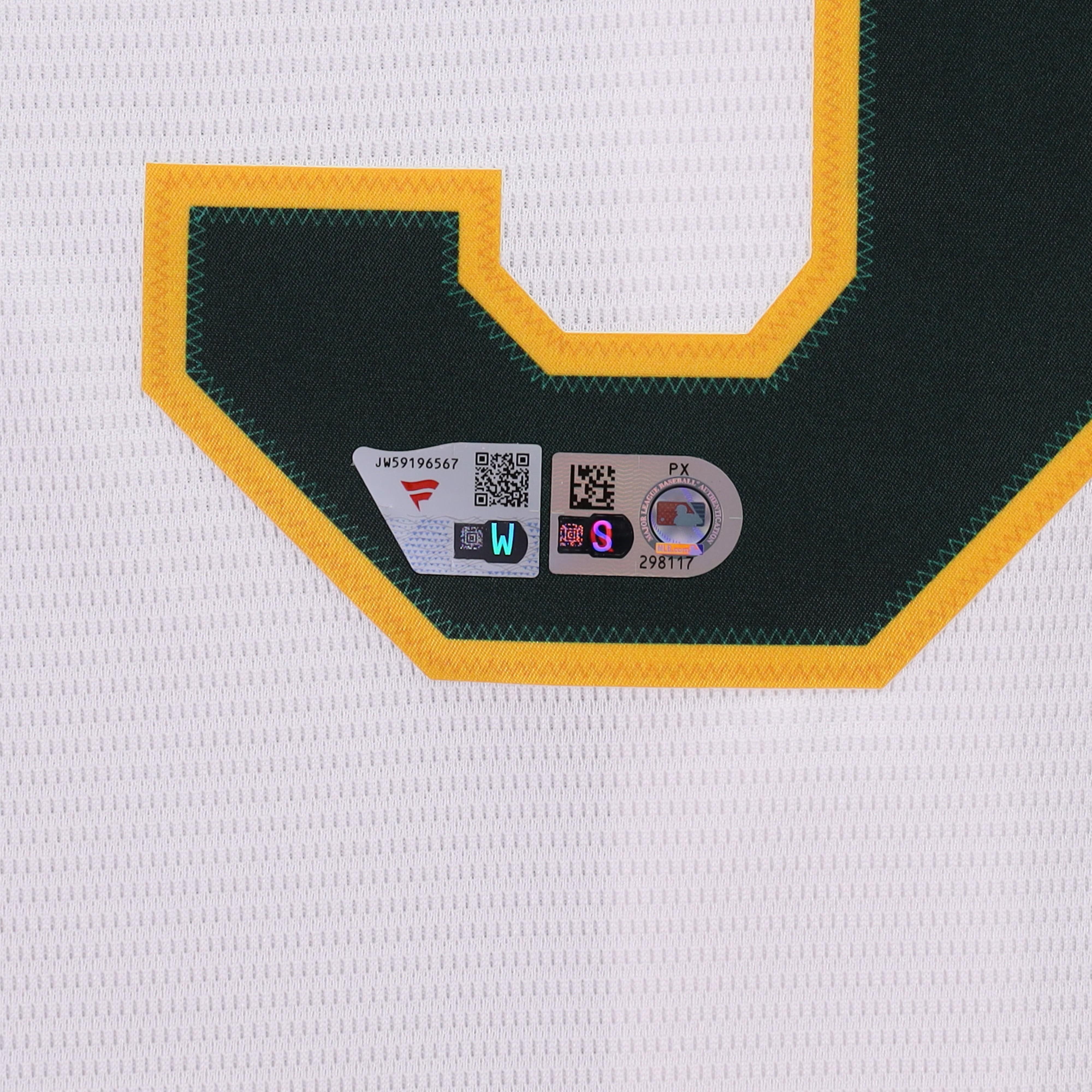 Jacob Wilson Signed Autographed Athletics Jersey - Fanatics AUTH 