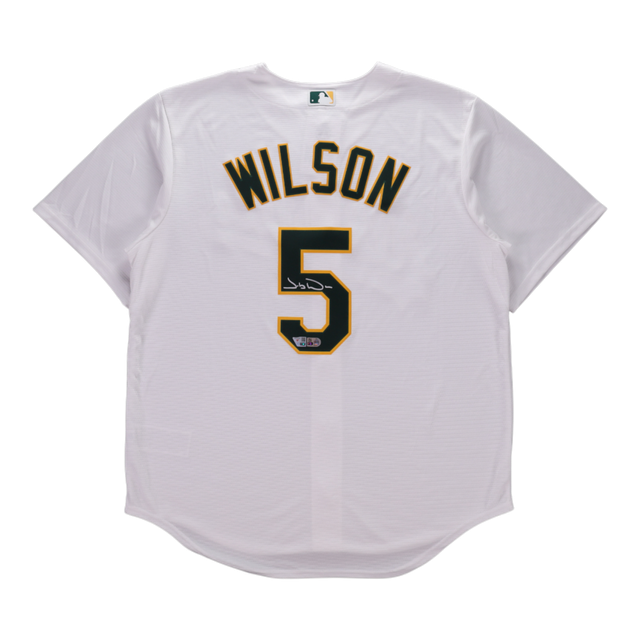 Jacob Wilson Signed Autographed Athletics Jersey - Fanatics AUTH