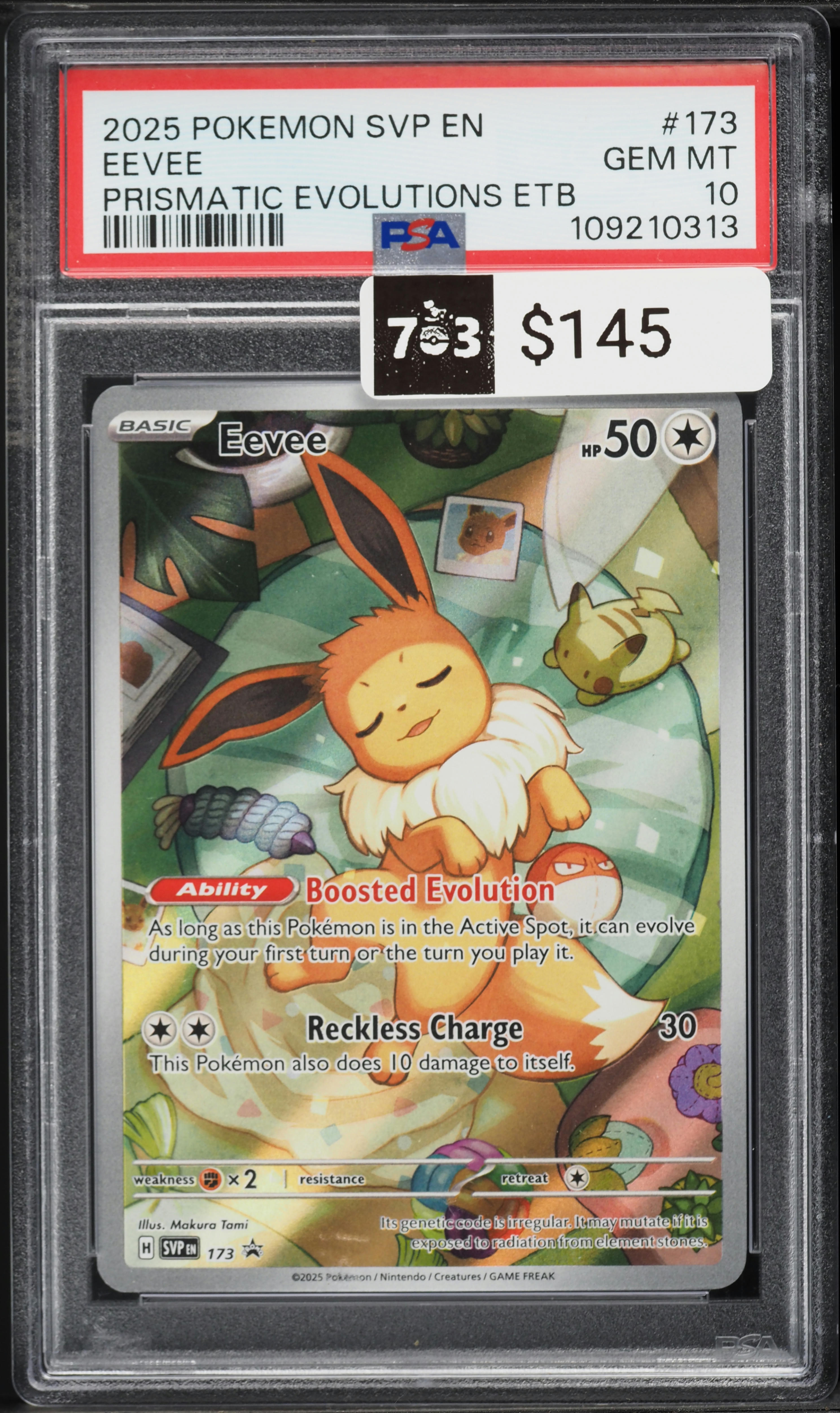 2025 Pokemon Scarlet & Violet Promo Prismatic Evolutions ETB Eevee