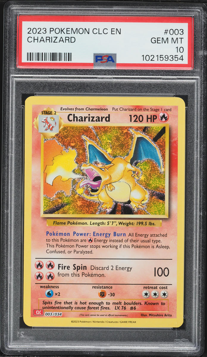 2023 Pokemon TCG Classic Collection Holo Charizard #3 PSA 10 GEM