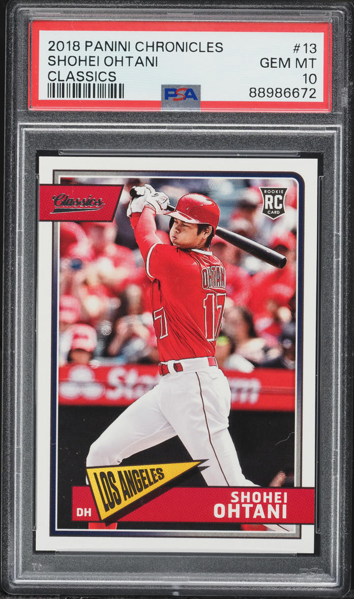 2018 Panini Chronicles Classics Shohei Ohtani ROOKIE #13 PSA 10 GEM MINT