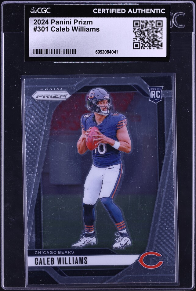 2024 Panini Prizm Caleb Williams ROOKIE #301 CGC AUTH on Fanatics