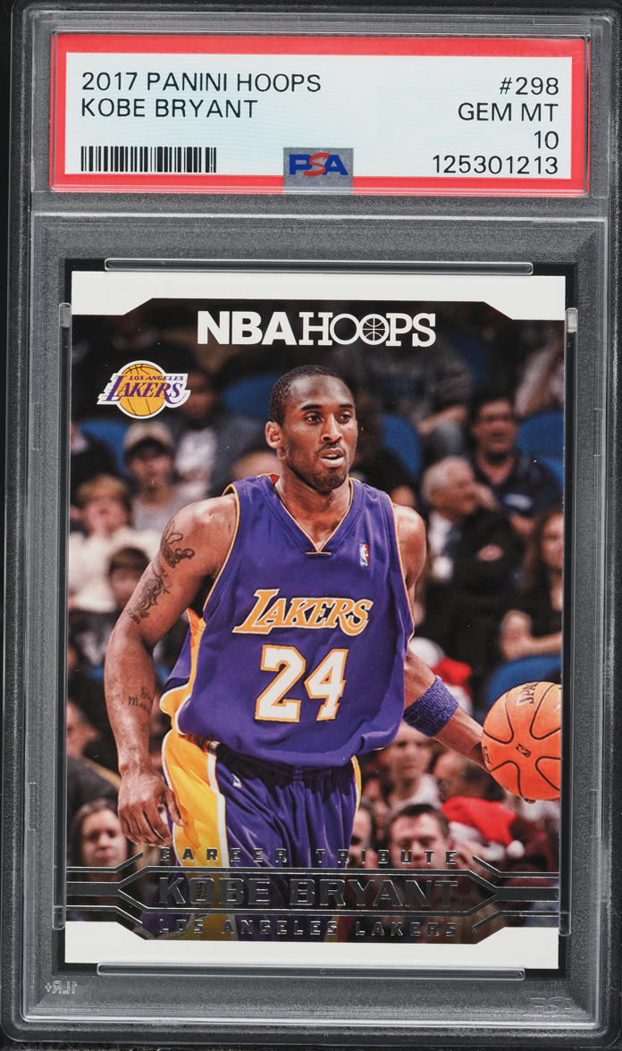 2017 Hoops Kobe Bryant #298 PSA 10 GEM MINT on Fanatics Collect