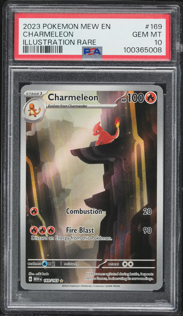 2023 Pokemon Scarlet & Violet 151 IR Charmeleon #169 PSA 10 GEM MINT