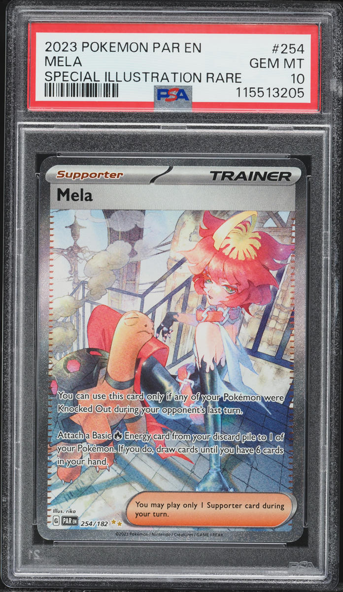 2023 Pokemon Scarlet & Violet Paradox Rift SIR Mela #254 PSA 10 GEM MINT