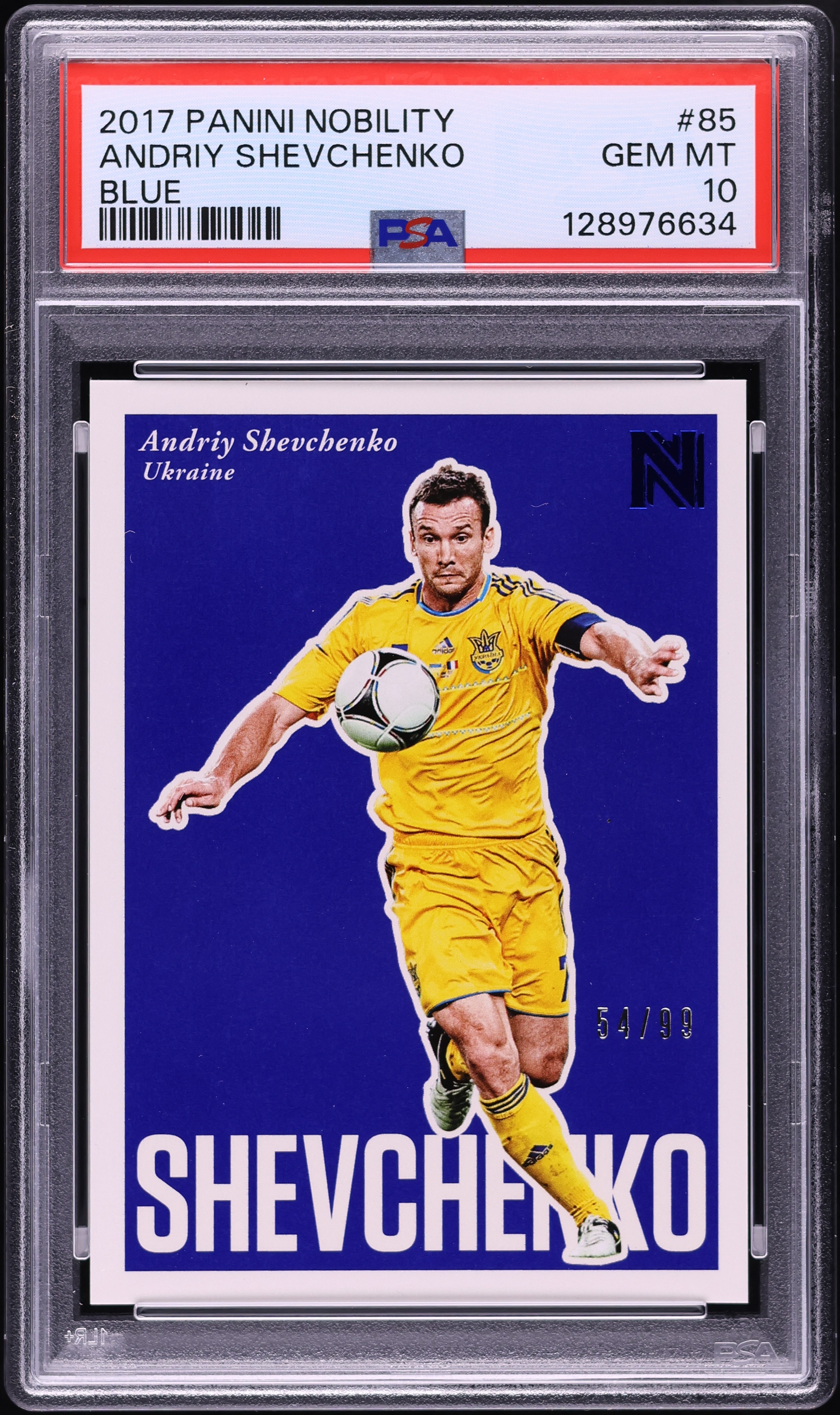 0 Panini Andriy Nobility Shevchenko Ukraine ⁄ MINT Prints Short 