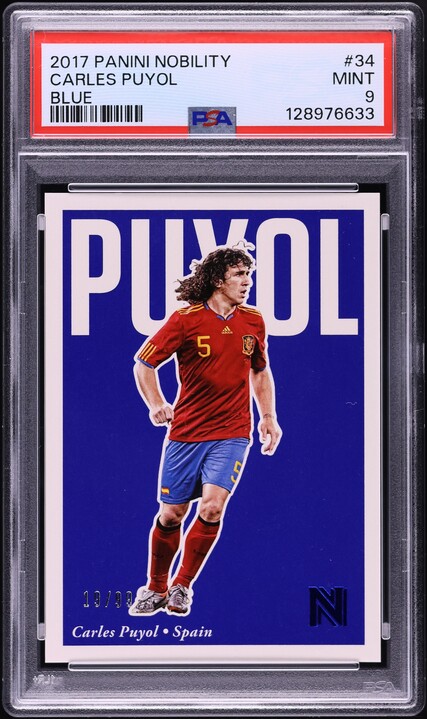 2021 Panini Mosaic FIFA World Cup Pink Fluorescent Carles Puyol