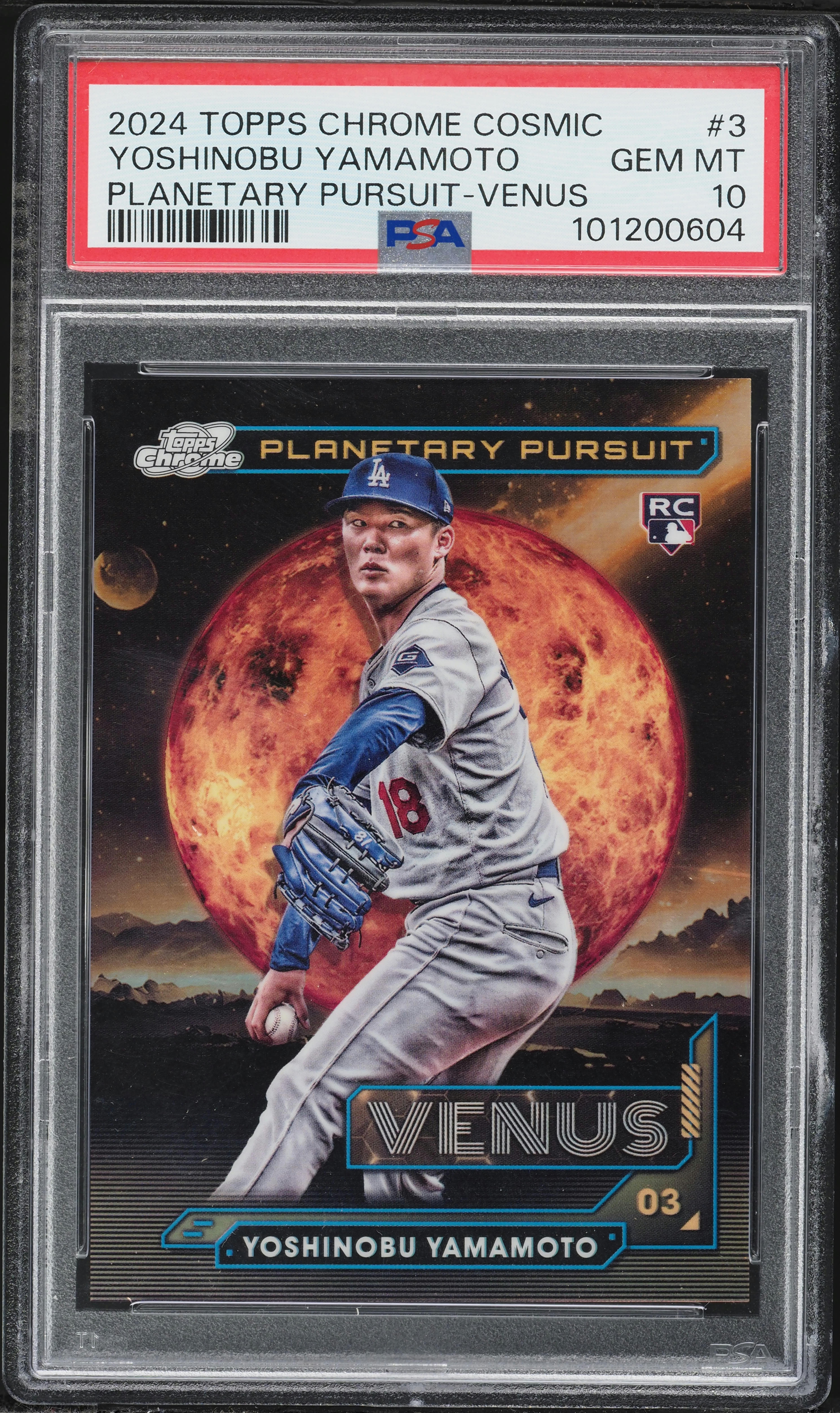 2024 Topps Chrome Cosmic Planetary Pursuit Venus Yoshinobu