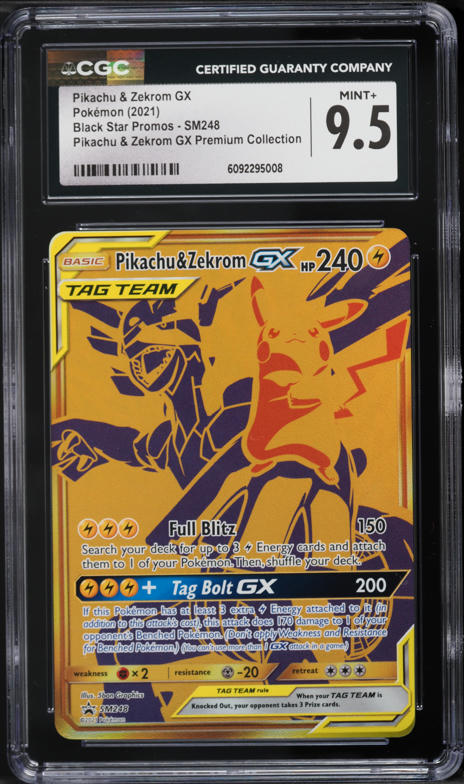 2024 Pokemon Chinese SV Promo 5th Premium Pikachu & Zekrom Gx #157