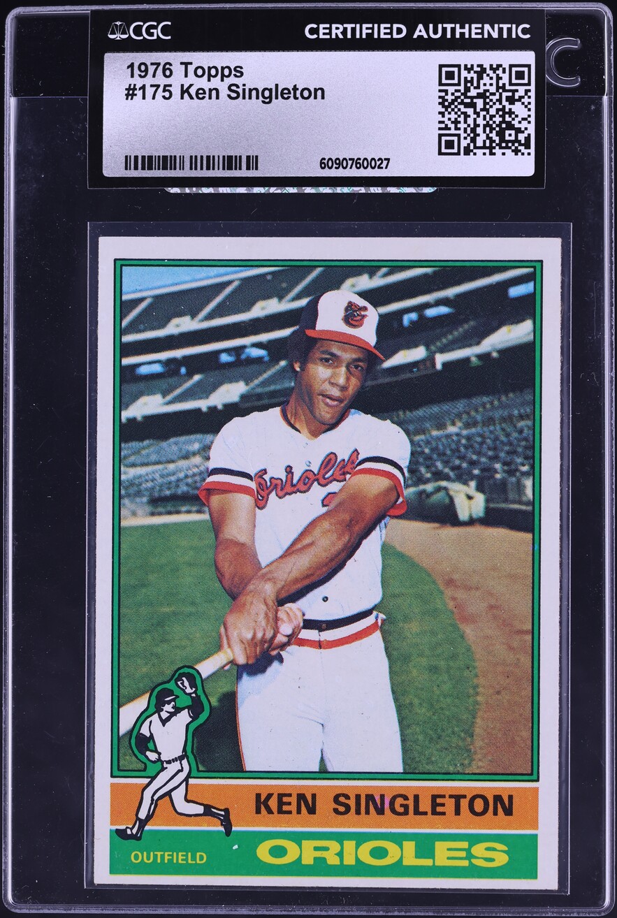 1976 Topps Ken Singleton #175 CGC AUTH