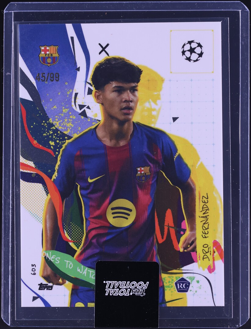 2025 Topps Total Football Ones To Watch Dro Fernandez ROOKIE /99