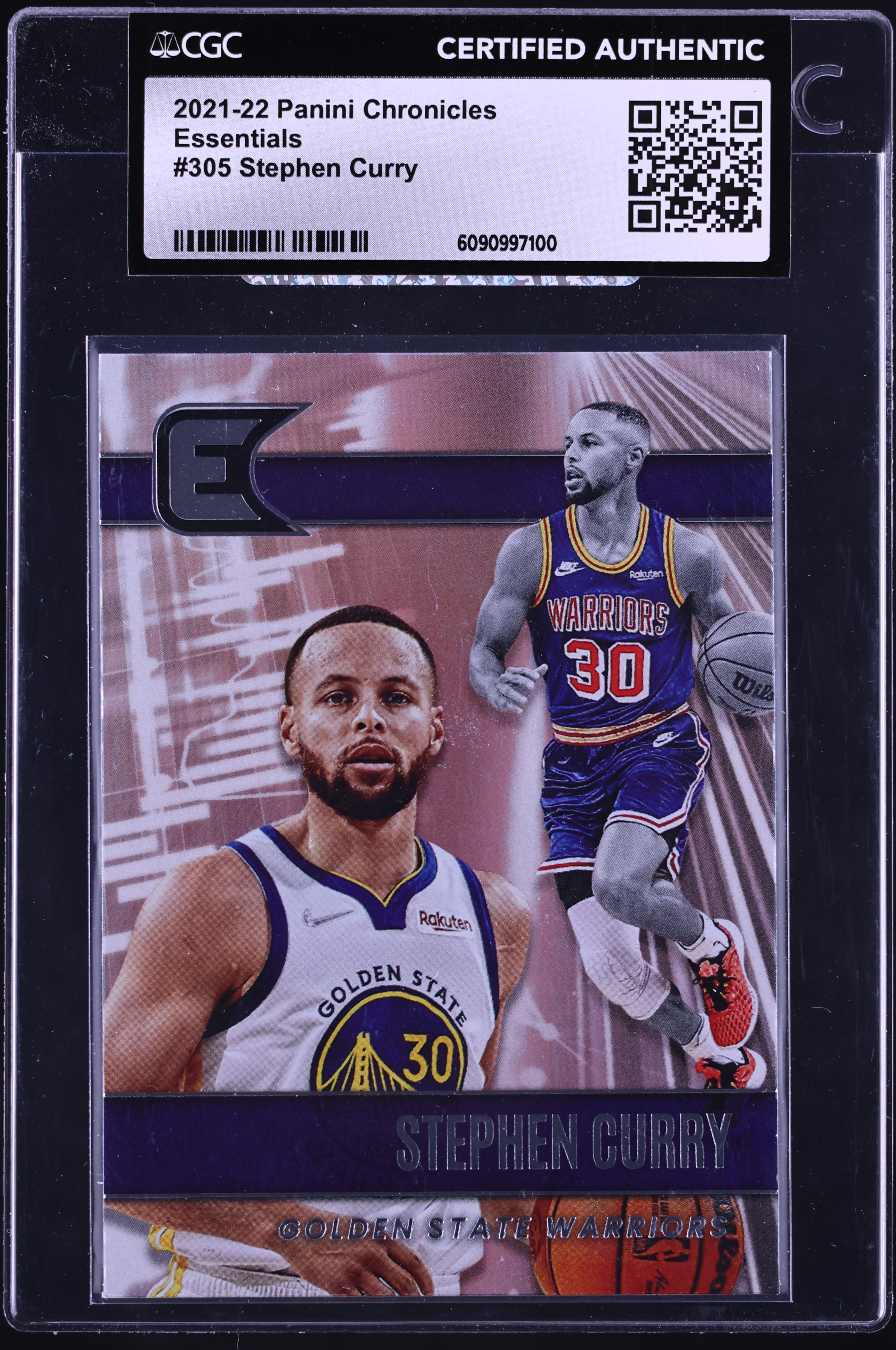 2021 Panini Chronicles Essentials Stephen Curry #305 CGC AUTH on