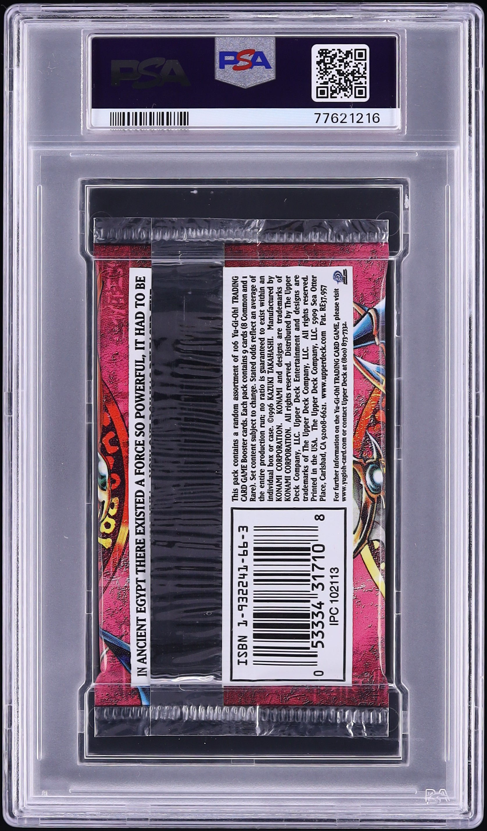2003 Yu-Gi-Oh! Magician's Force 1st Edition Booster Foil Pack PSA