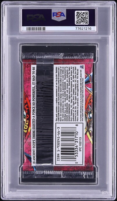 2003 Yu-Gi-Oh! Magician's Force 1st Edition Booster Foil Pack PSA