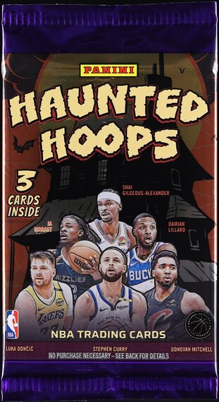 2024 Panini Haunted Hoops Basketball Sealed Pack, 3ct Cards