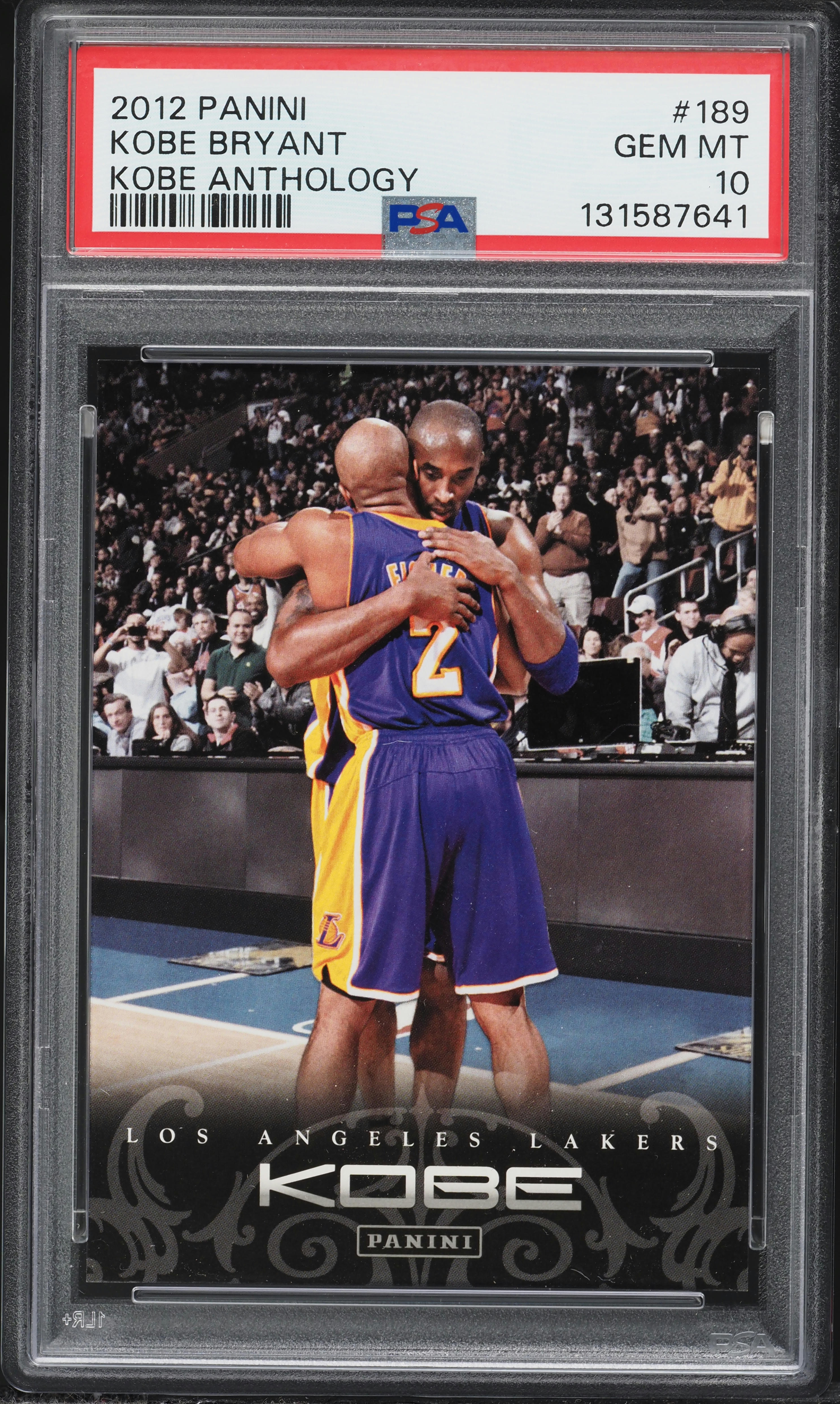 2012 Panini Anthology Kobe Bryant #189 PSA 10 GEM MINT on Fanatics
