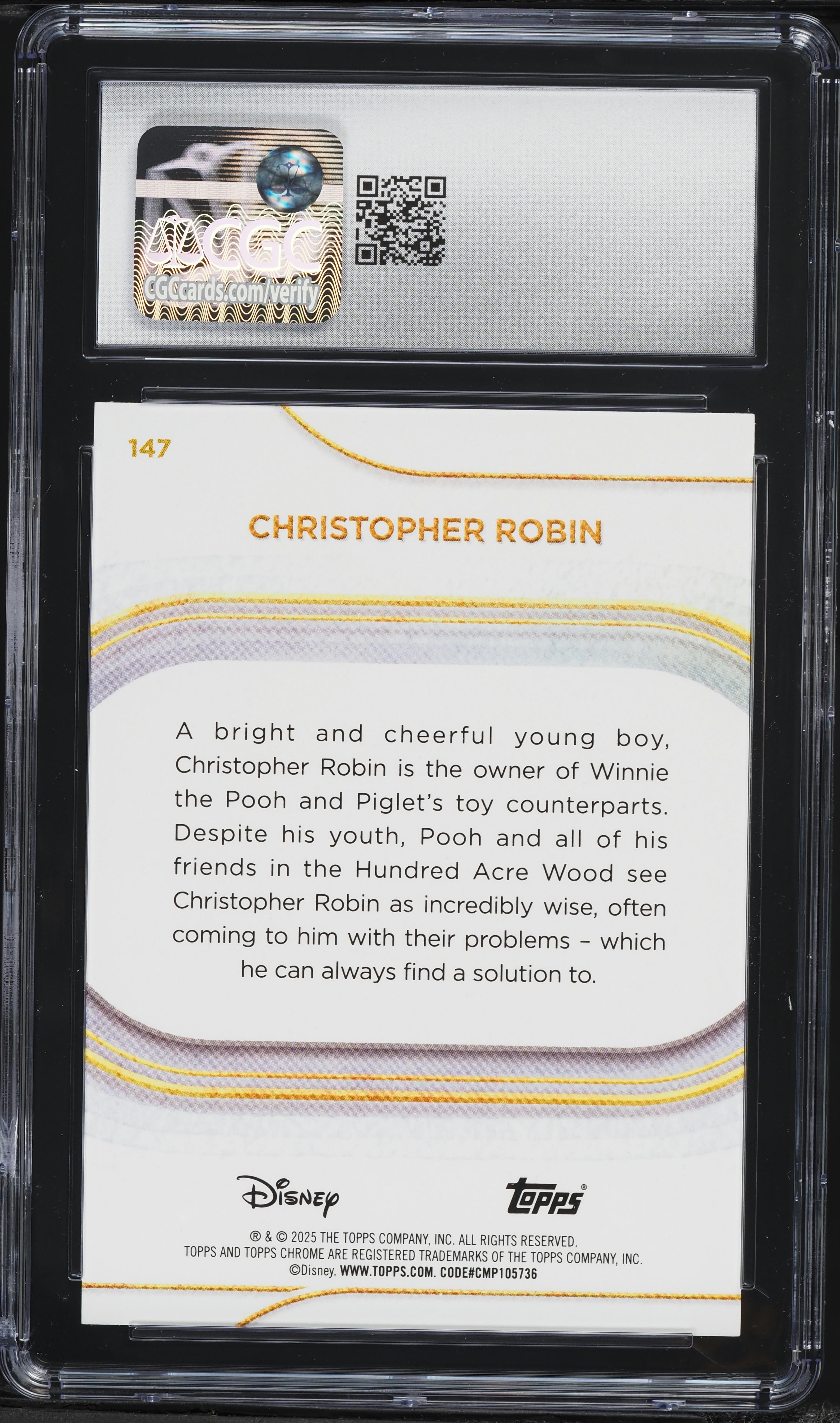 2025 Topps Chrome Disney Yellow Mini-Diamonds Refractor
