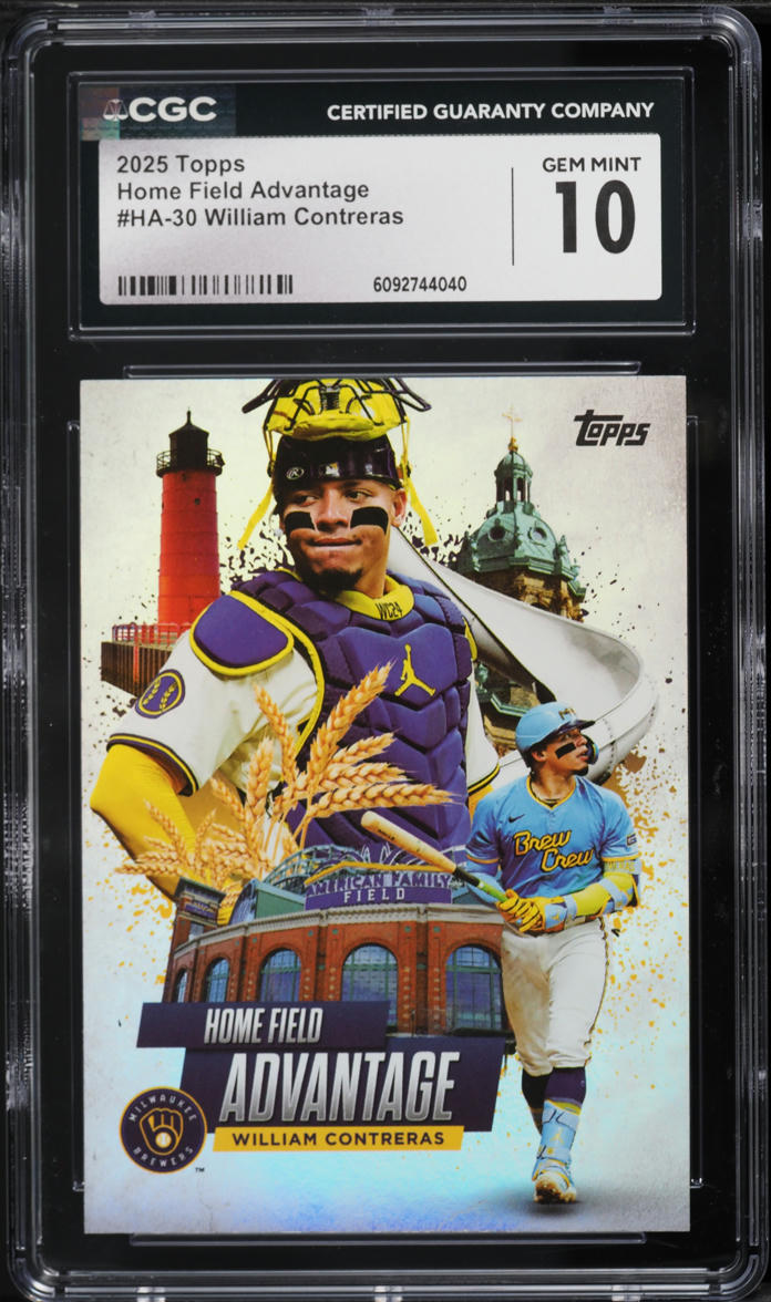 2025 Topps Home Field Advantage William Contreras #HA-30 CGC 10