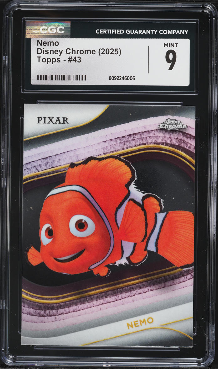 2025 Topps Chrome Disney Nemo #43 CGC 9 MINT on Fanatics Collect