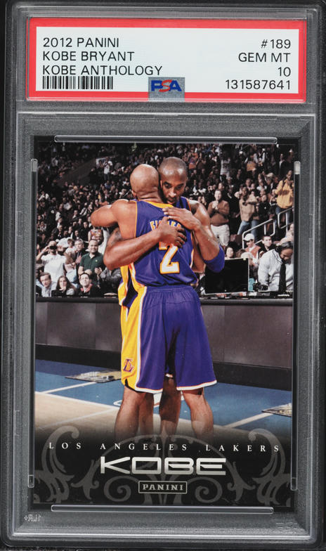 2012 Panini Anthology Kobe Bryant #189 PSA 10 GEM MINT on Fanatics