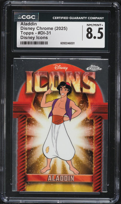 2025 Topps Chrome Disney Icons #DI31 Aladdin on Fanatics Collect