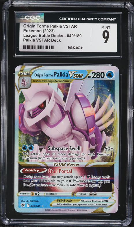 palkia pokemon card vstar price Origin Forme - VSTAR Universe [ULTRA RARE] with the shimmering rainbow foil finish adding significant visual appeal and collector value Origin Forme Palkia VSTAR #208