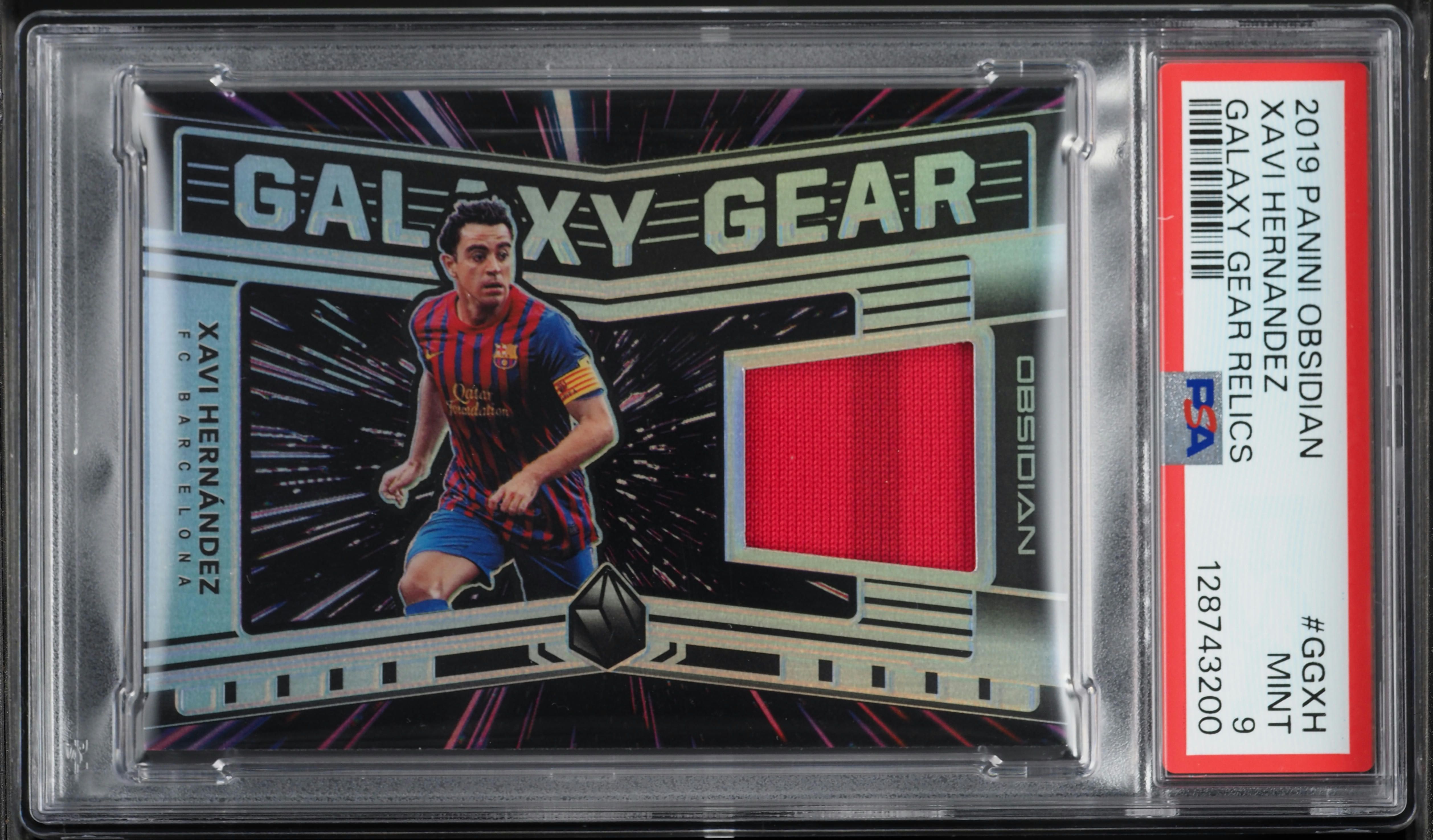 2019 Panini Obsidian Galaxy Gear Xavi Hernandez PATCH /125 #GG-XH