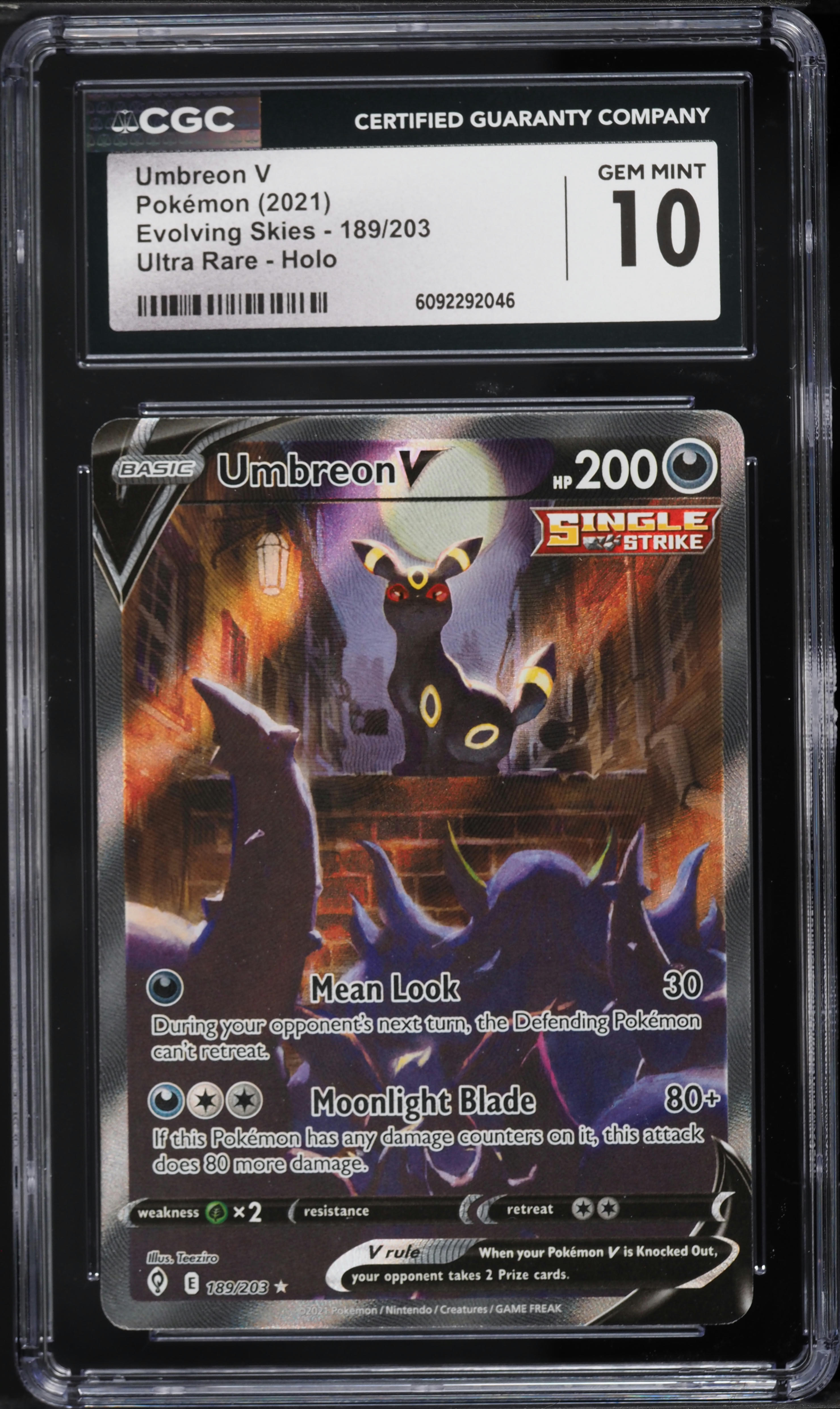 2023 ポケモンカード Umbreon #087 Gem Mint 10 POKEMON PSA 10 GEM