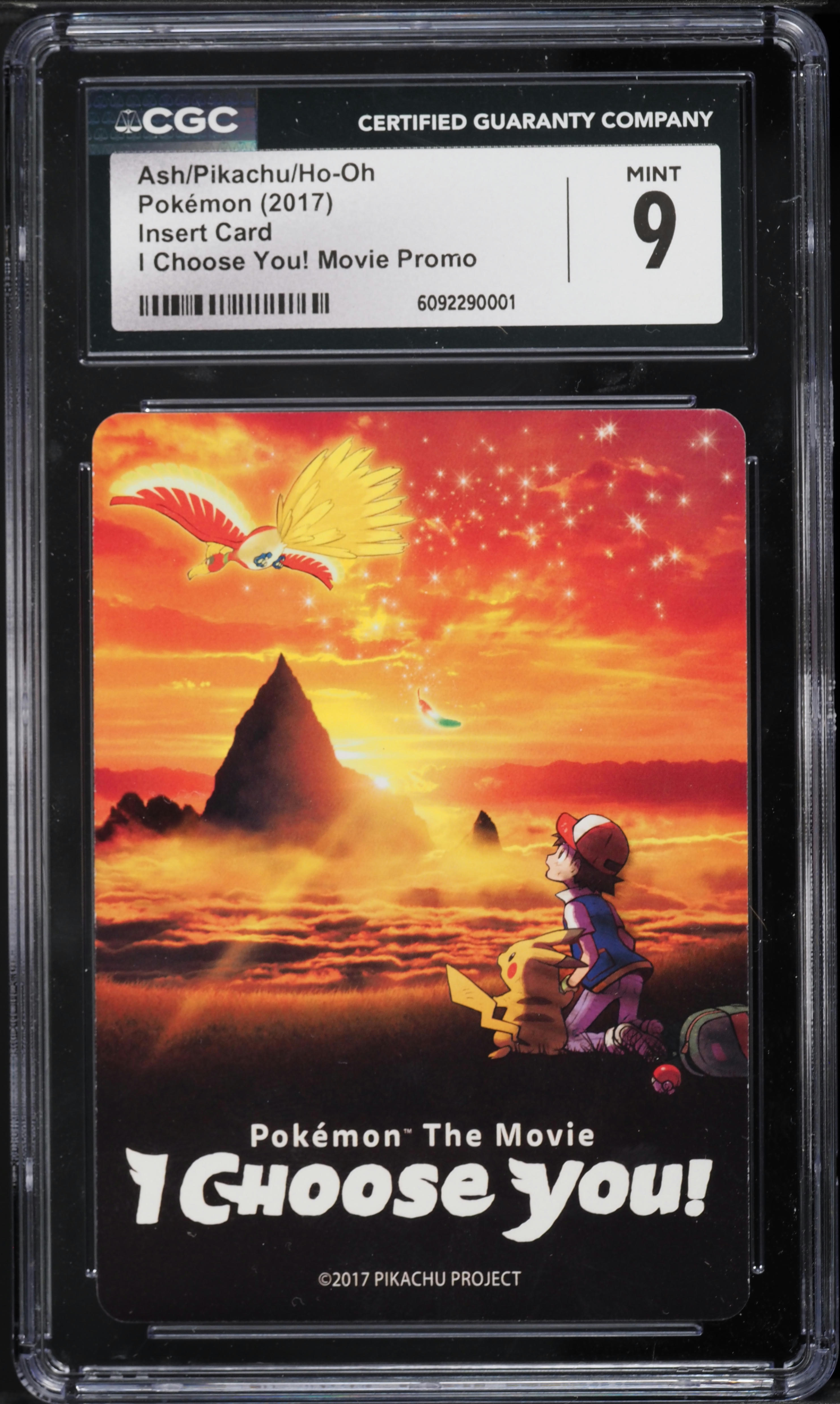 2017 Pokemon Insert Card I Choose You! Movie Promo Ash Pikachu Ho-Oh CGC 9  MINT on Fanatics Collect