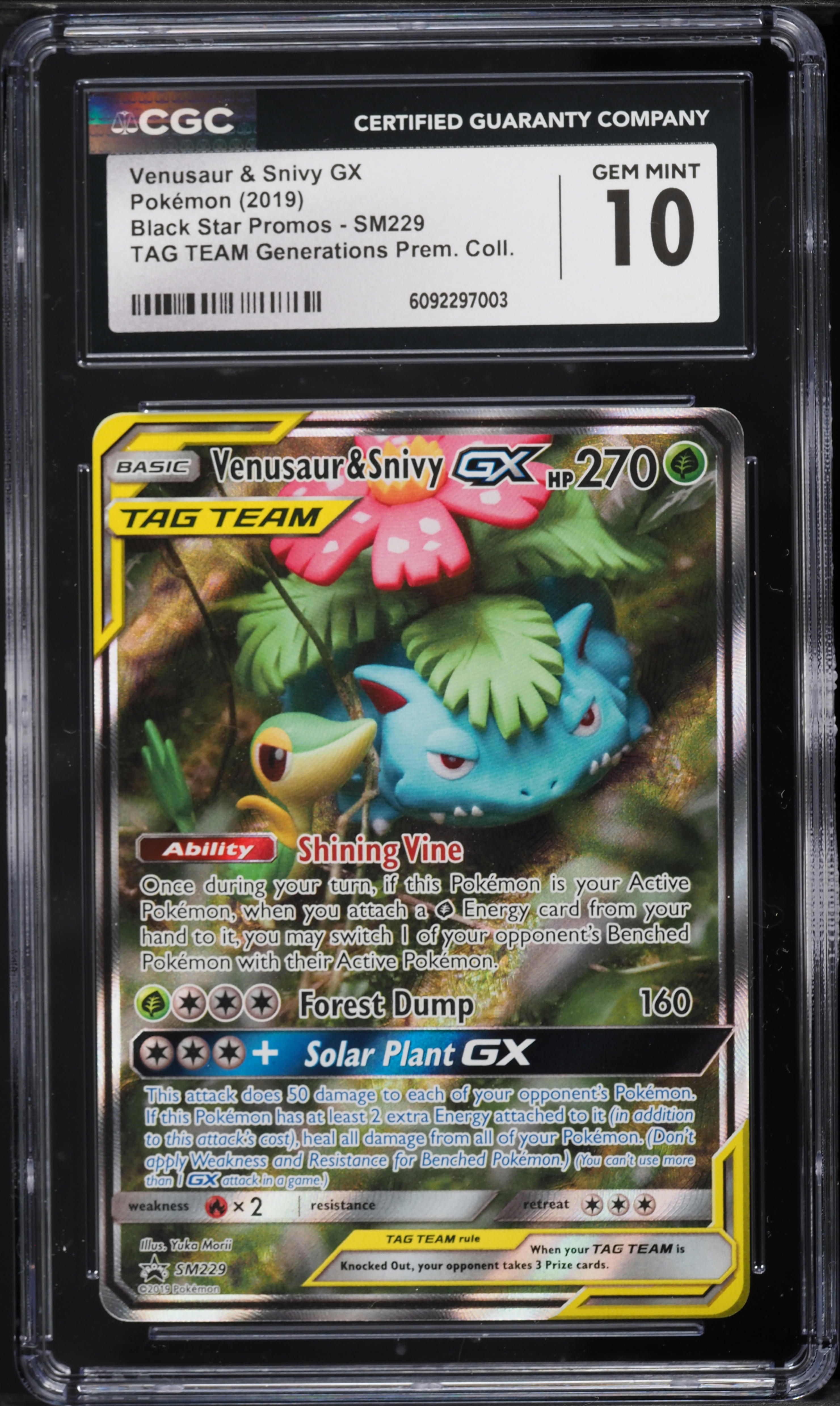 2019 Pokemon Sword & Shield Promo Tag Team Generation Venusaur