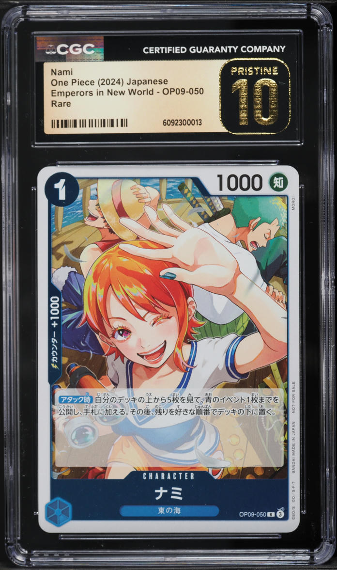 2024 One Piece Japanese Emperors In New World Nami #OP09-050 CGC
