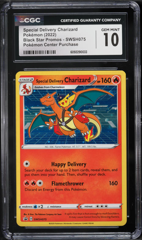 2022 Pokemon Sword & Shield Promo Center Holo Special Delivery