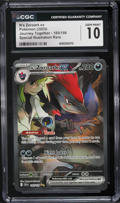 2025 Pokemon Scarlet & Violet Journey Together SIR N's Zoroark ex
