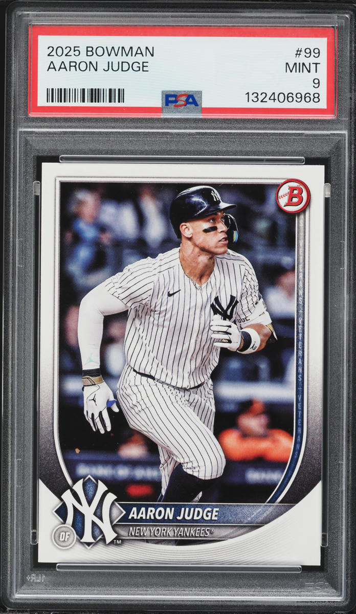 2025 Bowman Aaron Judge #99 PSA 9 MINT